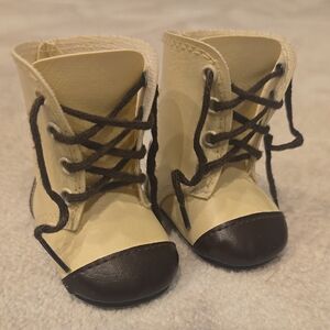 American Girl Doll Kirsten's Two-tone Boots, 1990's Pleasant Company